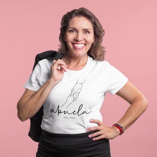 Simpele Vastgestelde Abuela T-shirt
