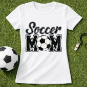 Simpele Voetbalmoederstijl van de Universiteit T-shirt