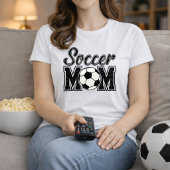 Simpele Voetbalmoederstijl van de Universiteit T-shirt