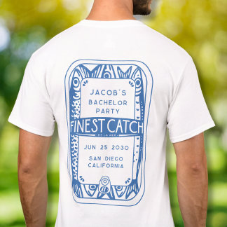 Simpele vrijgezellenfeest Visser Mannen Weekend Tr T-shirt