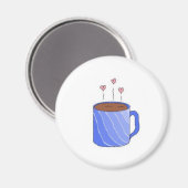 Simpelweg koffie magneet (Voorkant / Achterkant)