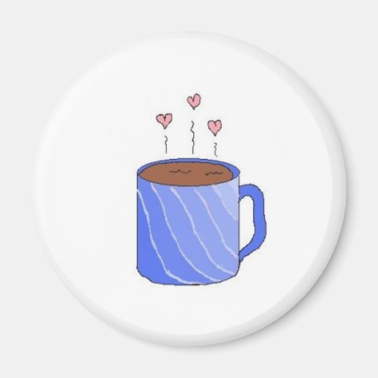 Simpelweg koffie magneet (Voorkant)