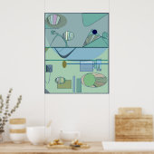 SIMPI - Retro / modern Poster (Keuken)