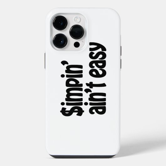 Simpin' Ain't Easy iPhone Hoesje (Achterkant)
