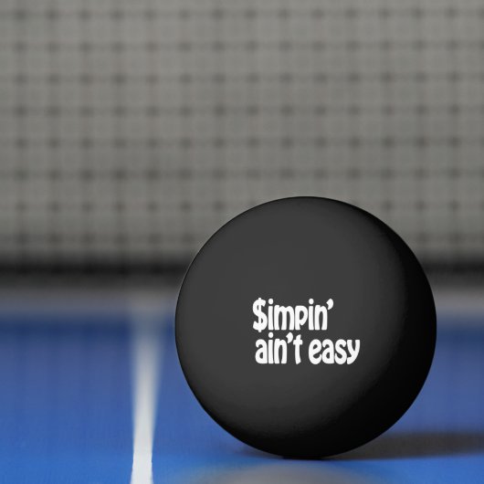 Simpin' Ain't Easy Pingpongbal (Net)