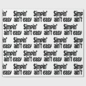 Simpin' is niet makkelijk cadeaupapier (Vlak)