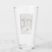 Simpkin the Cat Goes Out (van Beatrix Potter) Glas (Achterkant)