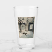 Simpkin the Cat Goes Out (van Beatrix Potter) Glas (Voorkant)