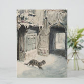 Simpkin the Cat Goes Out (van Beatrix Potter) Kaart (Staand voorkant)