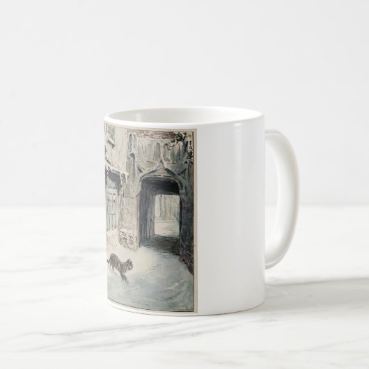 Simpkin the Cat Goes Out (van Beatrix Potter) Koffiemok (Voorkant rechts)