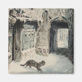 Simpkin the Cat Goes Out (van Beatrix Potter) Magneet (Voorkant)