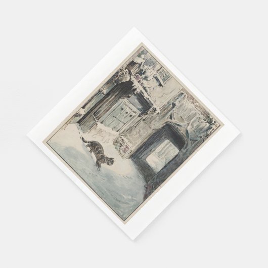 Simpkin the Cat Goes Out (van Beatrix Potter) Servet (Hoek)