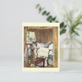 Simpkin the Cat Serves Tea - Beatrix Potter Briefkaart (Staand voorkant)
