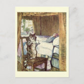 Simpkin the Cat Serves Tea - Beatrix Potter Briefkaart (Voorkant)