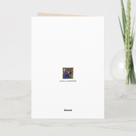 Simpkin the Cat Serves Tea - Beatrix Potter Kaart (Achterkant)