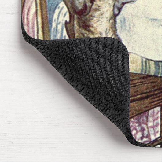 Simpkin the Cat Serves Tea - Beatrix Potter Muismat (Hoek)