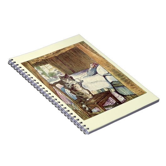 Simpkin the Cat Serves Tea - Beatrix Potter Notitieboek (Rechterzijde)