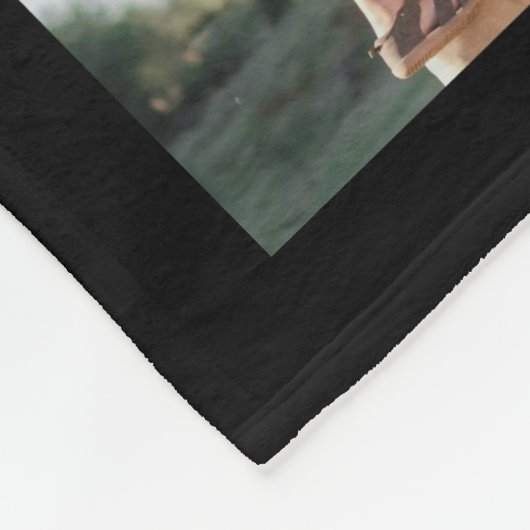 Simple 11 Photo Collage Personalized Fleece Deken (Hoek)