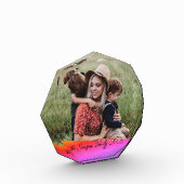 Simple 1 Photo Full Coverage - Script Text Overlay Fotoblokken (Links)