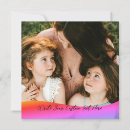 Simple 1 Photo Full Coverage - Script Text Overlay Kaart