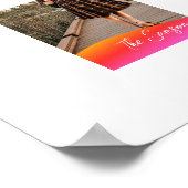 Simple 1 Photo Full Coverage - Script Text Overlay Poster (Hoek)