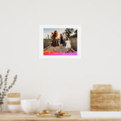 Simple 1 Photo Full Coverage - Script Text Overlay Poster (Keuken)