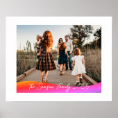 Simple 1 Photo Full Coverage - Script Text Overlay Poster (Voorkant)