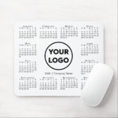 Simple 2020 Calendar Business Company Logo Muismat (Met muis)