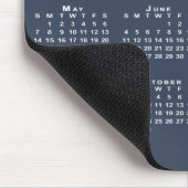 Simple 2023 Calendar Company Name on Navy Blue Muismat (Hoek)
