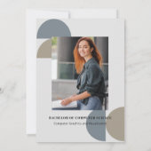 Simple 2 Photo University Slate Aankondiging (Achterkant)