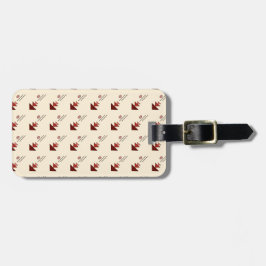 Simple Abstract Luggage Tag Bagagelabel