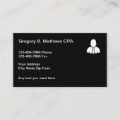 Simple Accountant CPA-Visitekaartjes Visitekaartje (Voorkant)