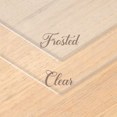 Simple Acrylic wedding arch 5 x7 invitation Acryl Uitnodigingen