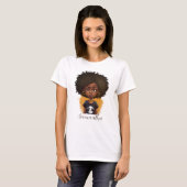 Simple Afro Woman T-shirt (Voorkant volledig)
