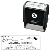 Simple Afstuderen Address Afstuderen Zelfinktende Stempel (In situ)