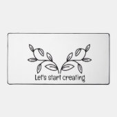 Simple and calm design desk mat (Voorkant)