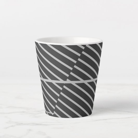 Simple and elegant graphic coffee mug latte mok (Voorkant)