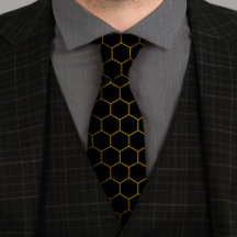  Simple and elegant honeycomb pattern yellow black
