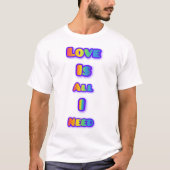 simple and elegant Valentine’s typography design T-shirt (Voorkant)