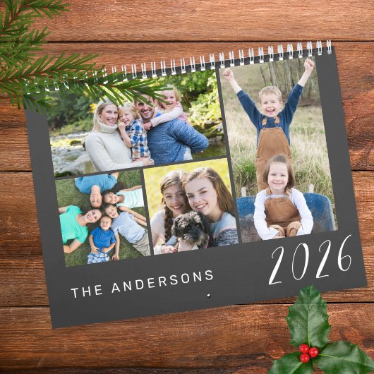 Simple and Minimalist Family Photos 2026 Kalender