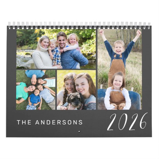 Simple and Minimalist Family Photos 2026 Kalender (Hoes)