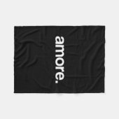 Simple And Unique Amore Valentine's Day Design  Fleece Deken (Voorkant (Horizontaal))