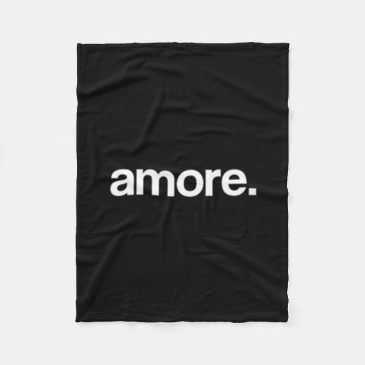 Simple And Unique Amore Valentine's Day Design  Fleece Deken (Voorkant)