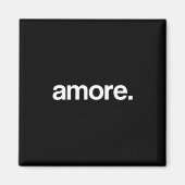 Simple And Unique Amore Valentine's Day Design  Magneet (Voorkant)