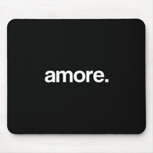 Simple And Unique Amore Valentine's Day Design  Muismat (Voorkant)