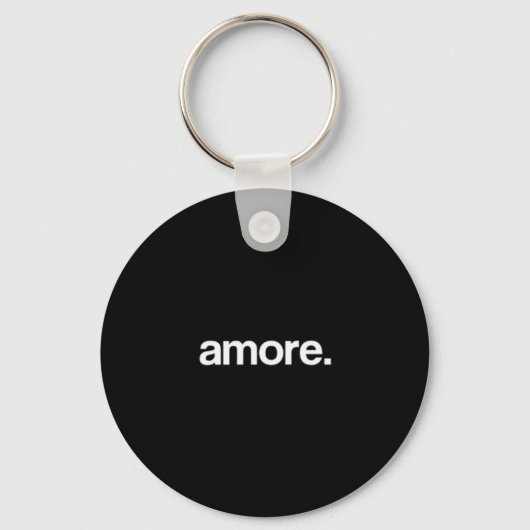 Simple And Unique Amore Valentine's Day Design  Sleutelhanger (Voorkant)