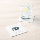 Simple Angel Moon Star Baby shower Kartonnen Onderzetters (Insitu)