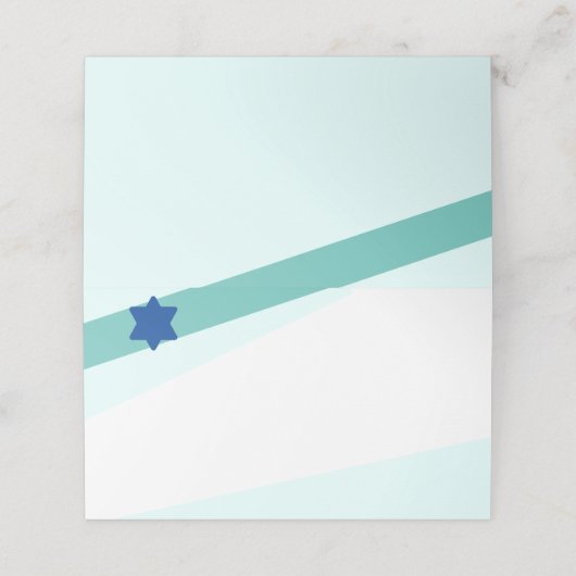 Simple Angles Place Card Plaatskaartje (Buitenkant ongevouwen)