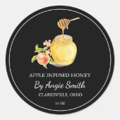 Simple Apple Infused Honey Label (Voorkant)