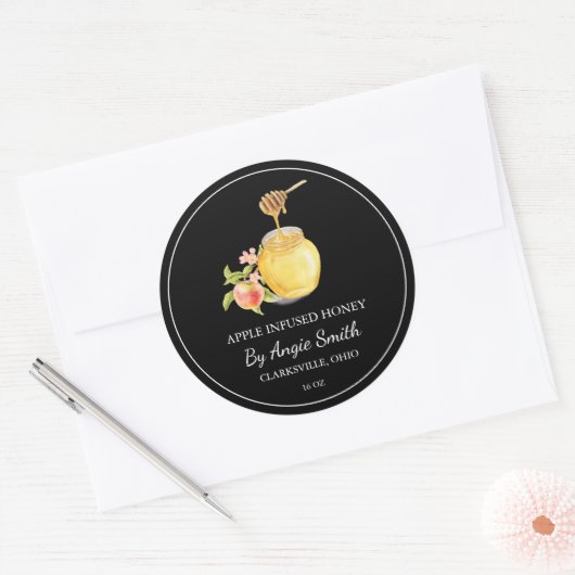 Simple Apple Infused Honey Label (Envelop)